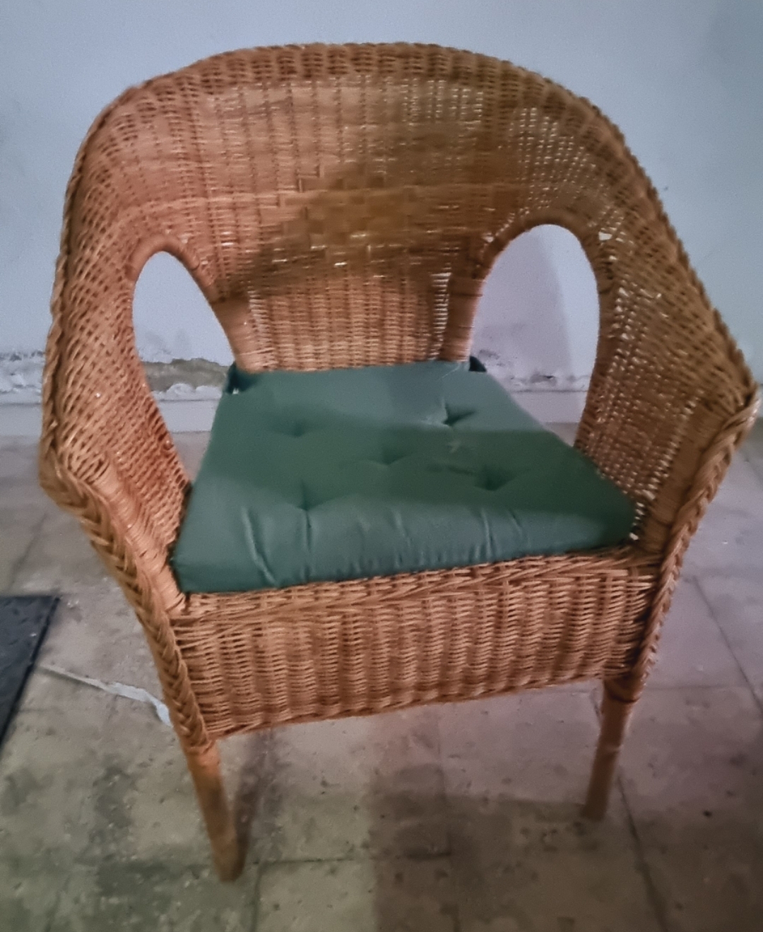 Cadeira palha ikea