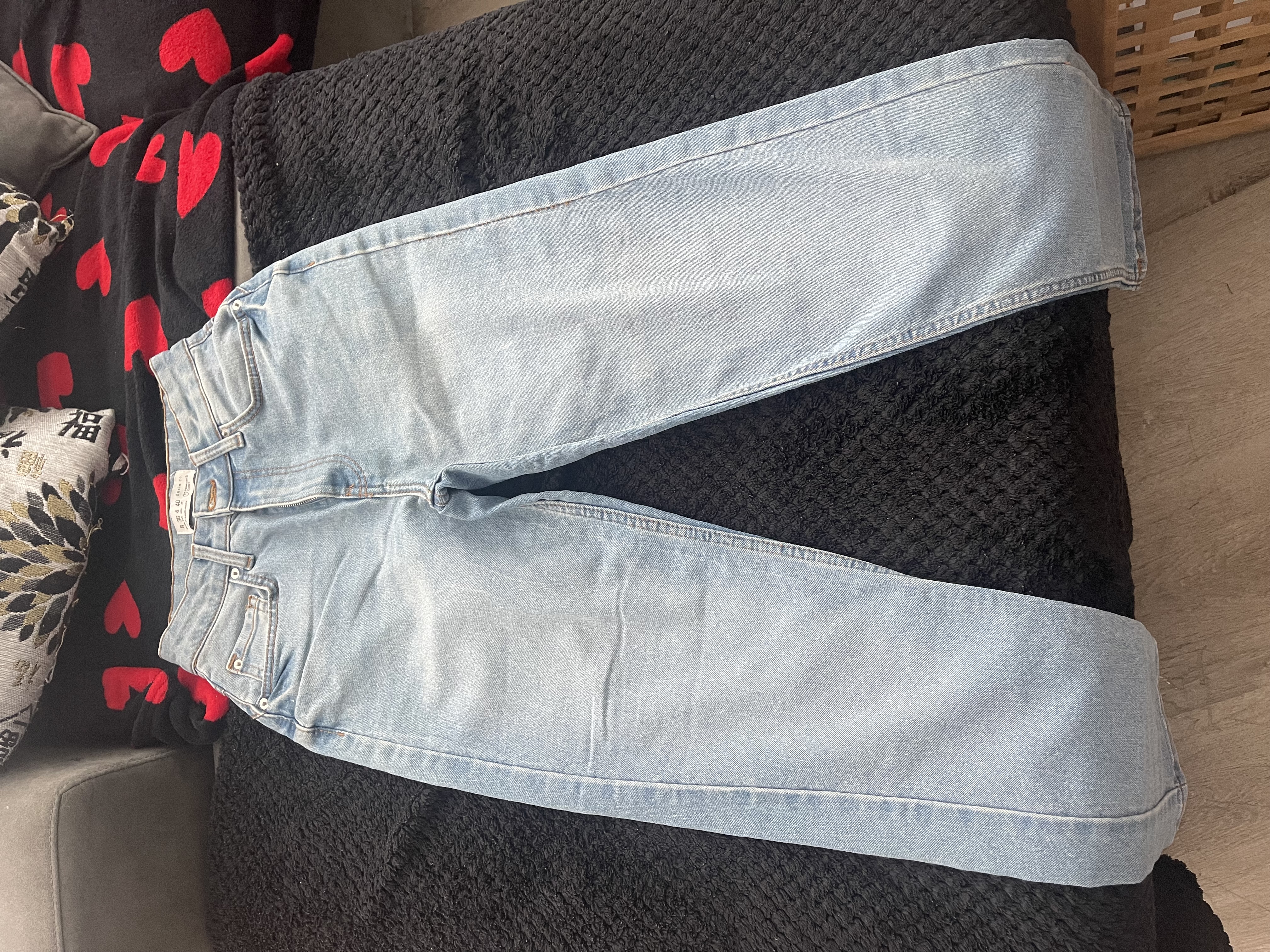 Calça de ganga